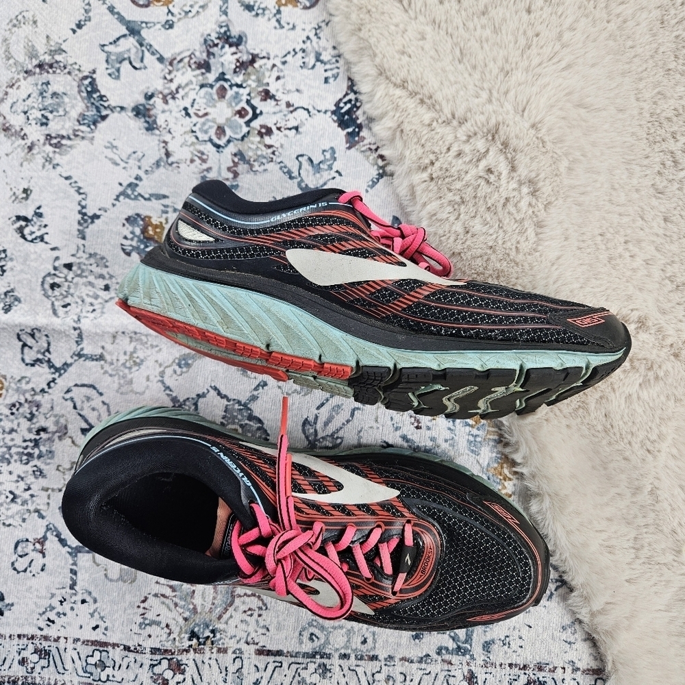 Brooks Glycerin 15 Running Shoes Super DNA Black Pink 1202471B099 US 9 - Picture 4 of 12